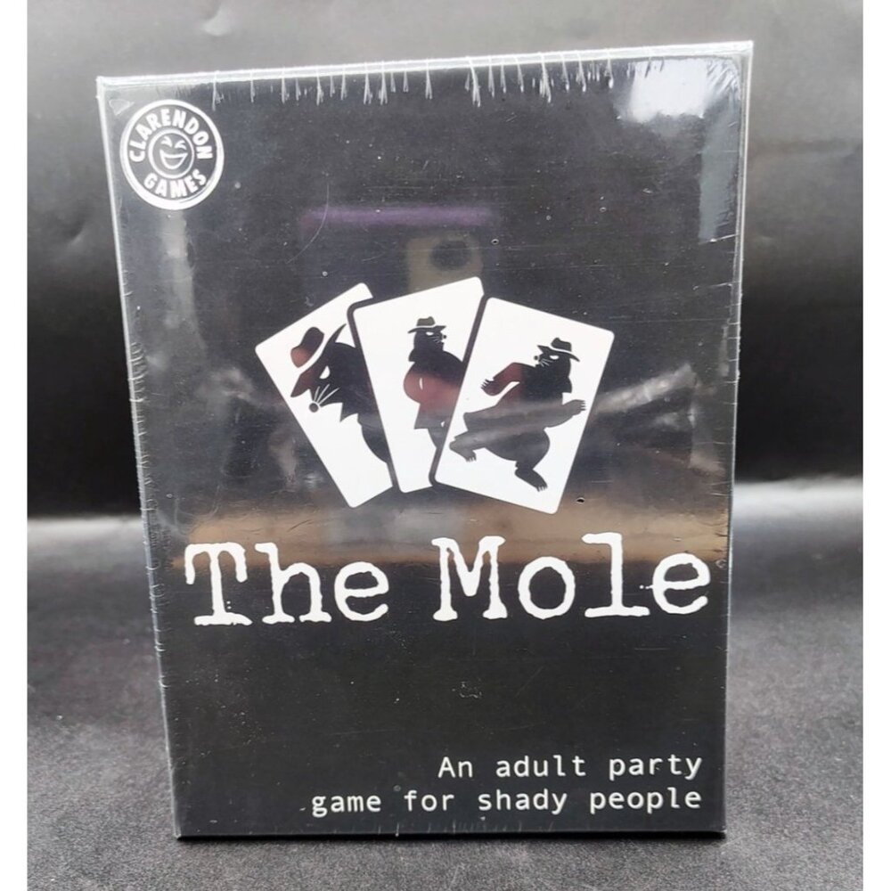The Mole Adult Party Game For Shady People Conversation Based Clarendon Games
